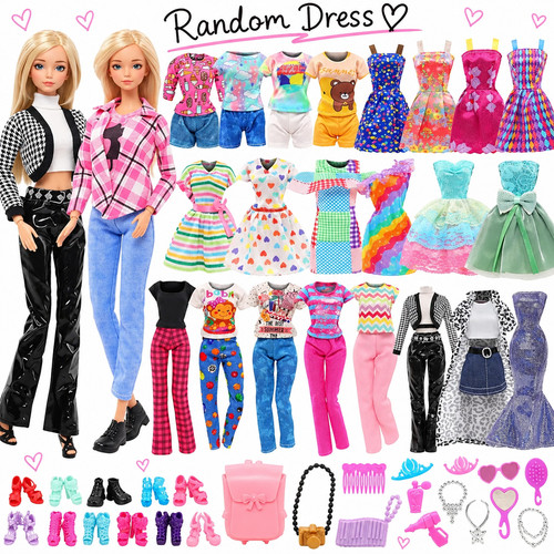 Pcs barbie clothes - 36,