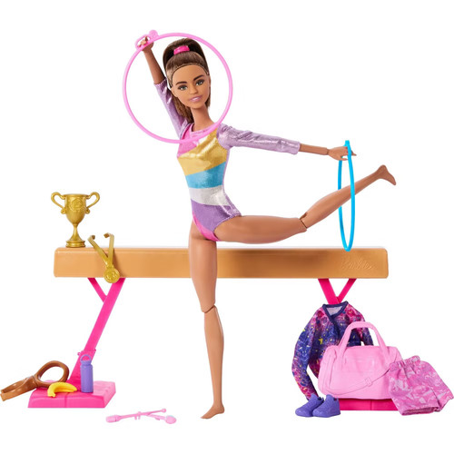 Barbie gymnastics playset with - barbie,
